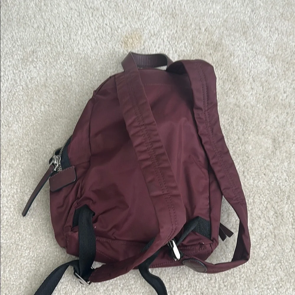 Marc Jacobs Burgundy Backpack - Picture 3 of 6